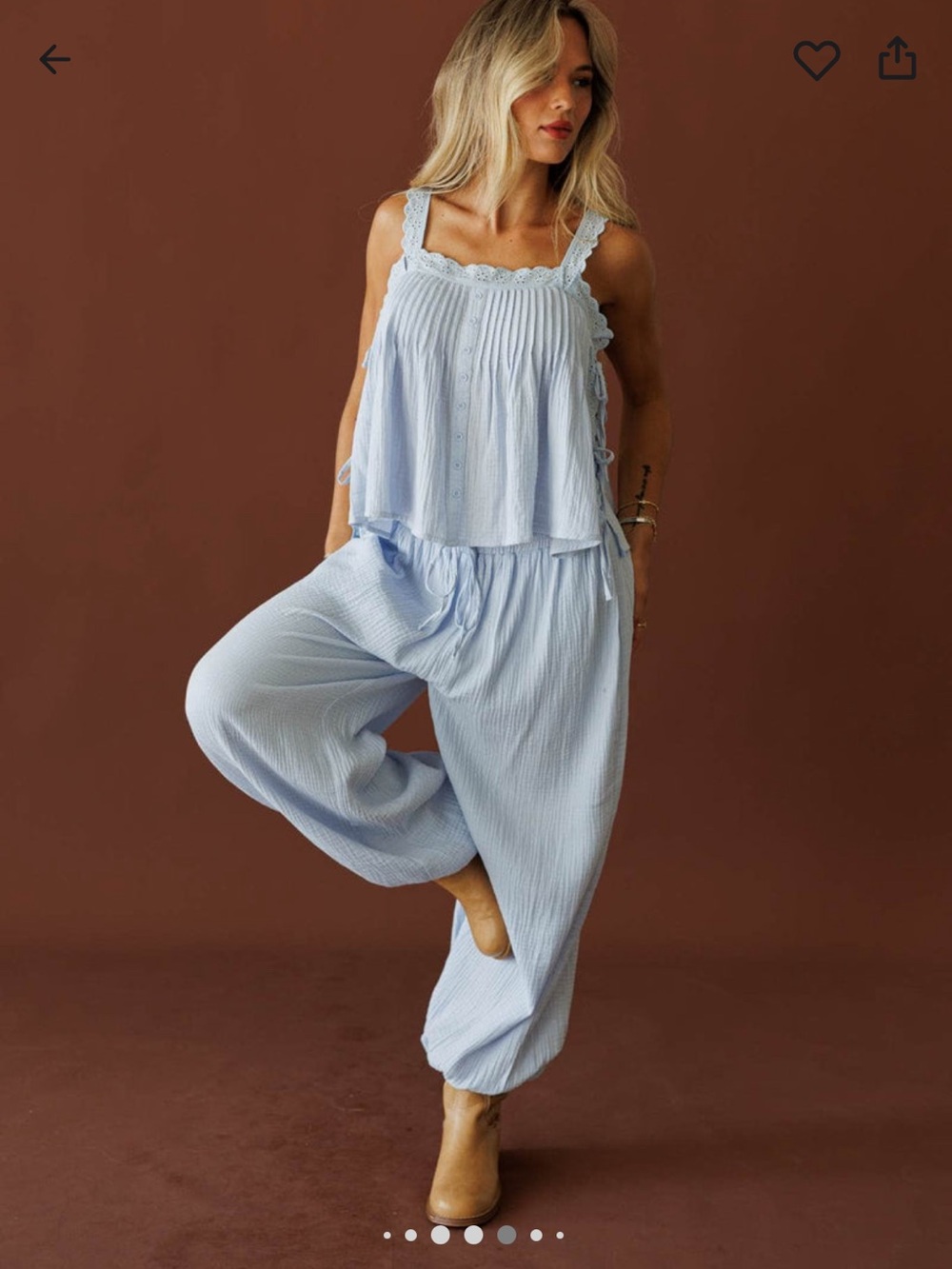 Klesis Light blue Cotton set